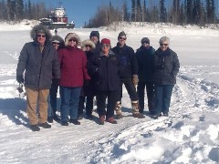 Norm Overbay; Kay Overbay; Ruth Bennett McDougal Dorrough; Dan Dorrough; Kathleen Leitgeb; John (bus driver); Sheyy Lewis; Alice; Yukon River Camp Alaska